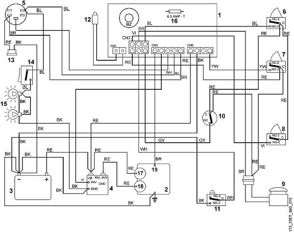 MT MT 540 M - Esquema de conexiones de la marca Viking