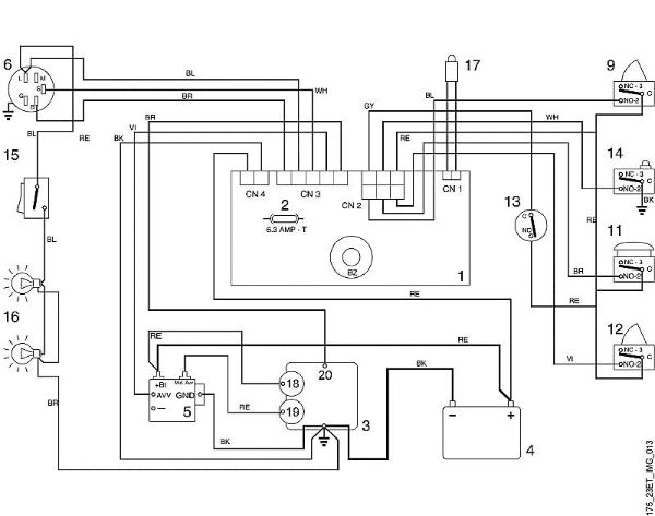MT MT 540 M1 - Esquema de conexiones de la marca Viking