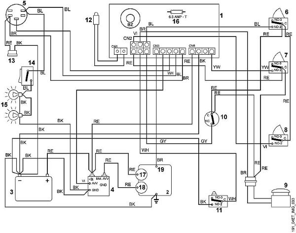 MT MT 545 M2 - Esquema de conexiones de la marca Viking