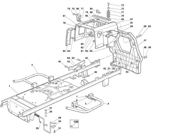 Imagen de A - Bastidor MT 545 L