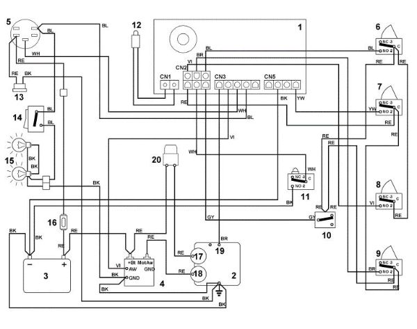 Imagen de M - Esquema de conexiones MT 585