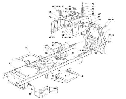 Imagen de A - Bastidor MT 585 L
