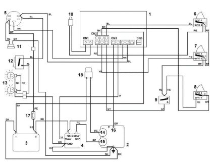 Imagen de K - Esquema de conexiones MT 585 L