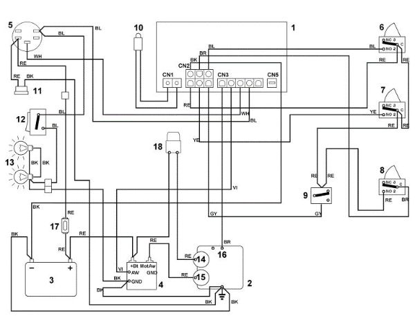 Imagen de K - Esquema de conexiones MT 585 L
