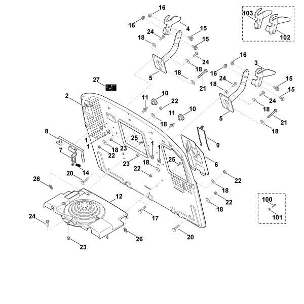 Imagen de H - Pared posterior MT 6112.0 C