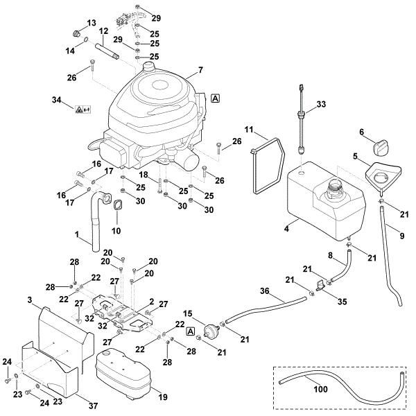 Imagen de I - Motor, depásito MT 6112.0 C