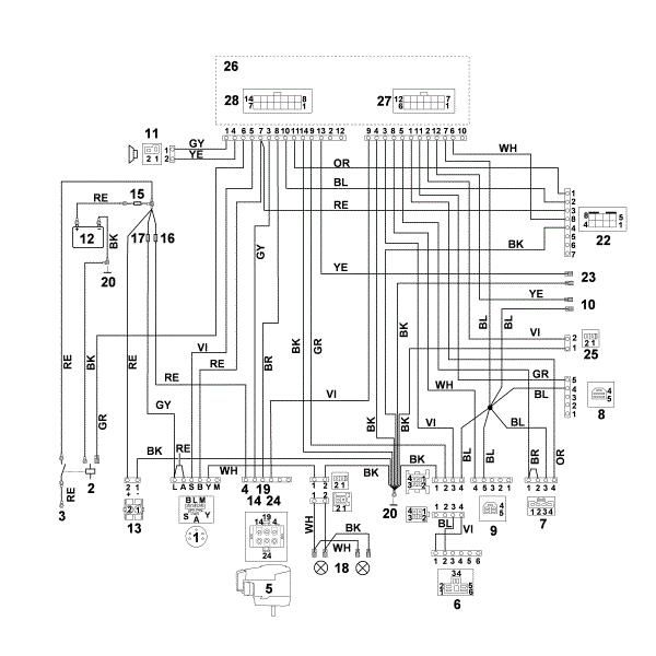 Imagen de T - Esquema de contactos MT 6112.0 C