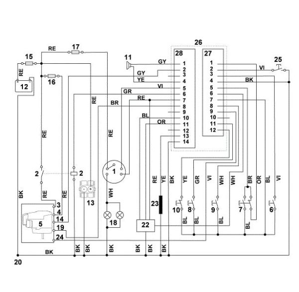 Imagen de S - Esquema de conexiones MT 6112.0 K
