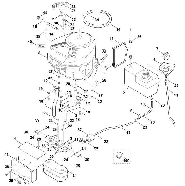 Imagen de I - Motor, depásito MT 6112.0 ZL