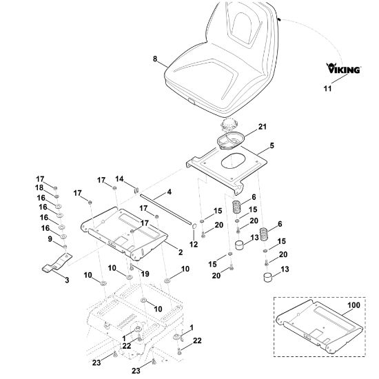 Imagen de G - Asiento MT 6127.0 KL