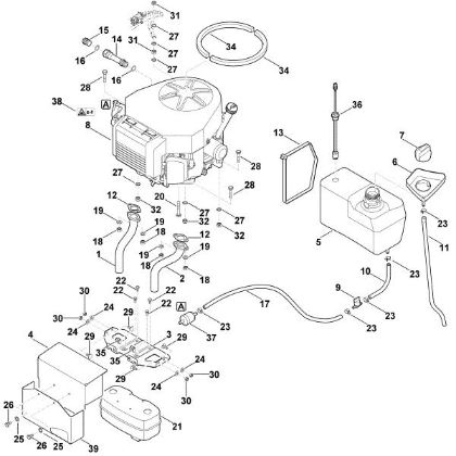 Imagen de I - Motor, depásito MT 6127.0 KL