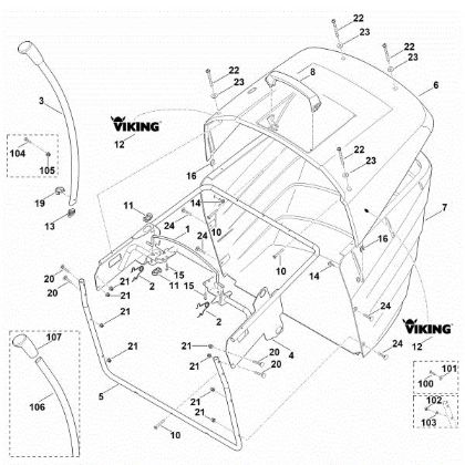 Imagen de Q - Saco recogedor de hierba MT 6127.0 KL