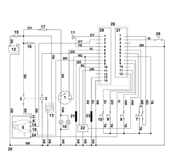 Imagen de S - Esquema de conexiones MT 6127.0 KL