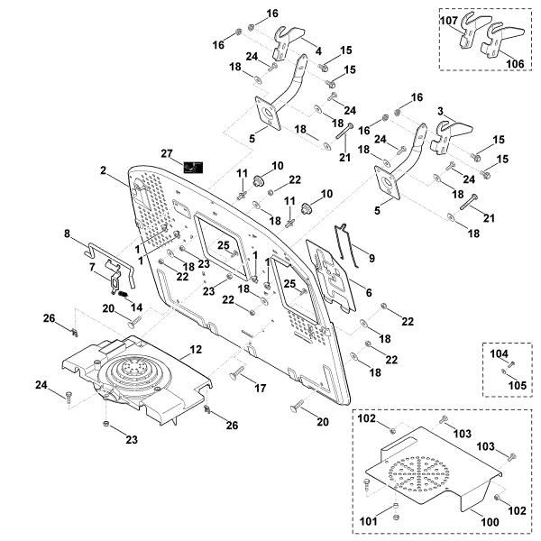 Imagen de H - Pared posterior MT 6127.0 ZL