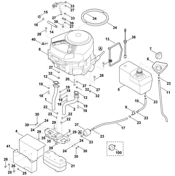 Imagen de I - Motor, depásito MT 6127.0 ZL