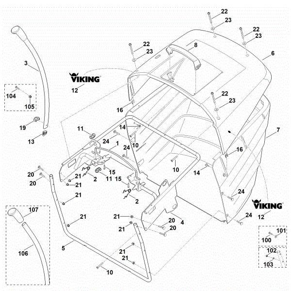 Imagen de Q - Saco recogedor de hierba MT 6127.0 ZL