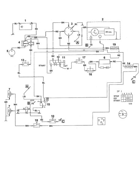 Imagen de R1 - Esquema de conexiones MT 640 (1997)