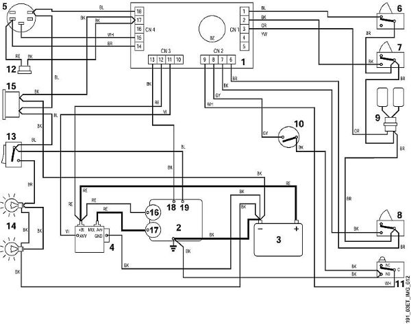 MT MT 740 N - Esquema de conexiones de la marca Viking
