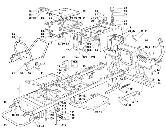 Imagen de A - Bastidor MT 745