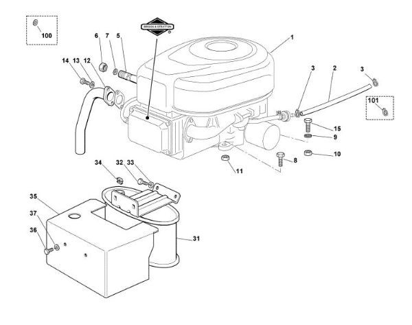 Imagen de E - Motor MT 745