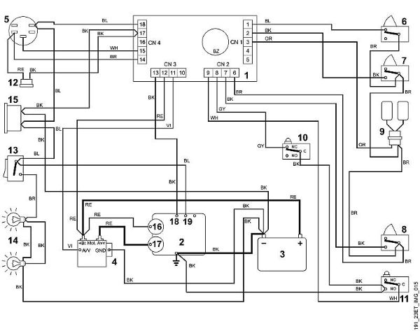 MT MT 780 O - Esquema de conexiones - 1 de la marca Viking