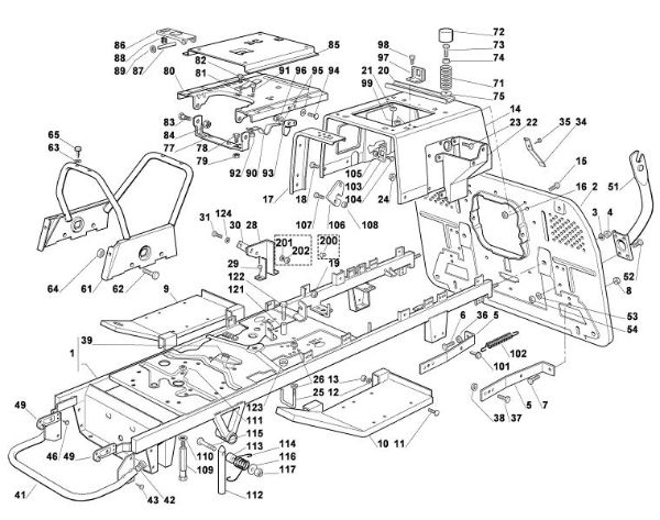 Imagen de A - Bastidor MT 785 S