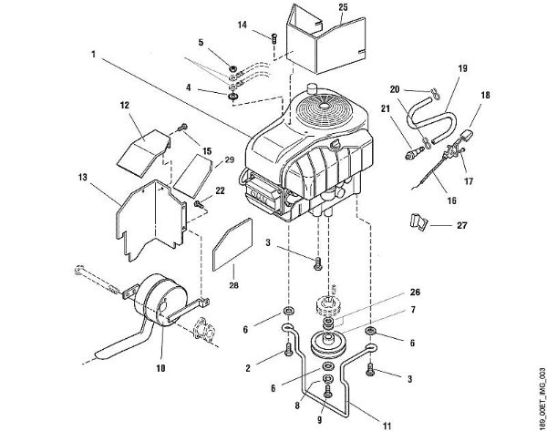 MT MT 820 C - Motor de la marca Viking