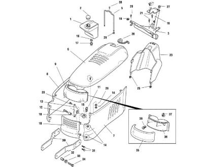 Imagen de F - Capá del motor MT 830