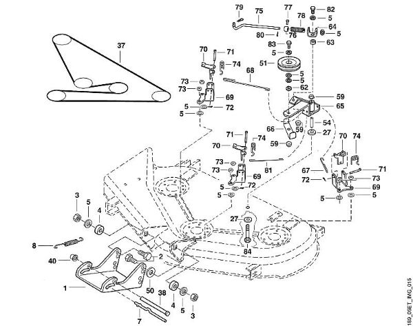 MT MT 830 O - 44'' - Embrague, suspensión de la marca Viking