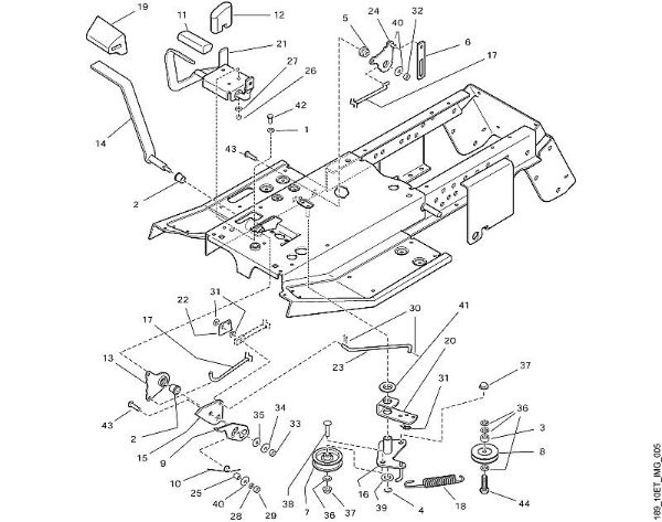 MT MT 880 E - Freno y palanca de mando de la marca Viking