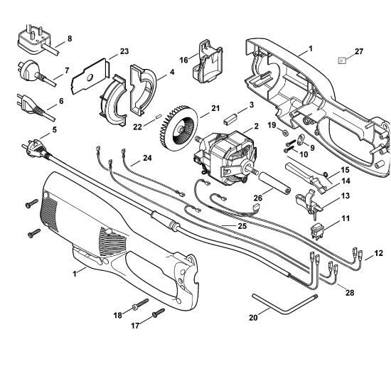 Imagen de A - Motor eláctrico TE 600