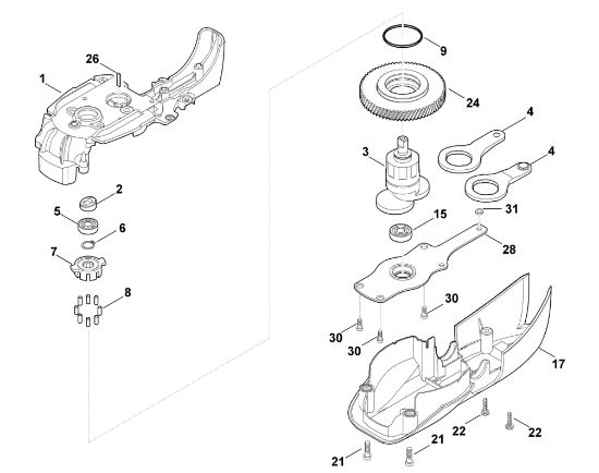 Imagen de B - Cambio reductor HE 515