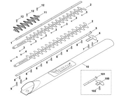 Imagen de D - Sistema de corte HE 805