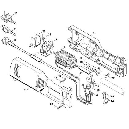 Imagen de A - Motor eláctrico HEL 600