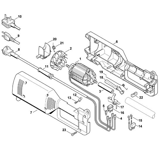 Imagen de A - Motor eláctrico HEL 600