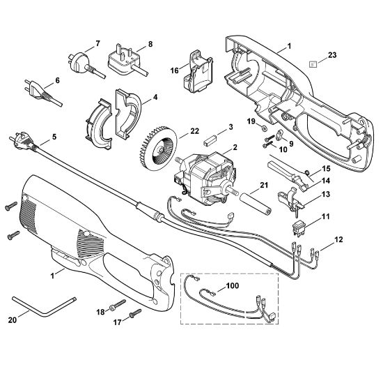 Imagen de A - Motor eláctrico HEL 700 K
