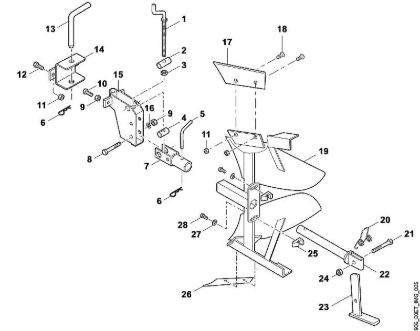 Accesorios ADP 600 A - Arado reversible de la marca Viking