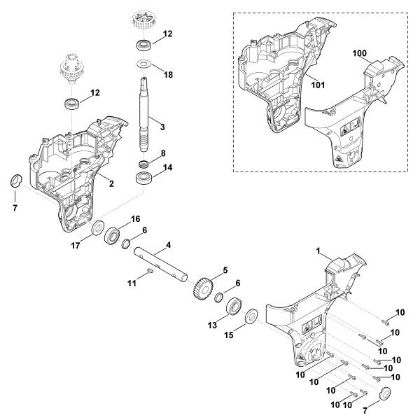 Imagen de E - Caja reductora HB 445.0