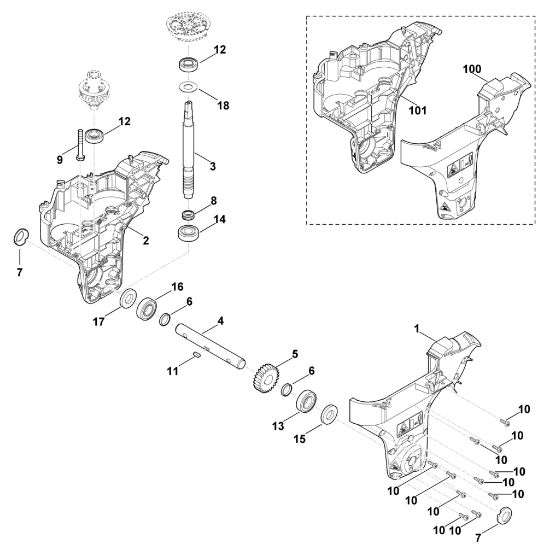 Imagen de E - Caja reductora HB 445.0 R