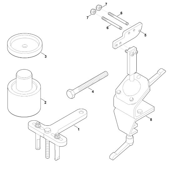 Imagen de I - Herramienta especial HB 445.1