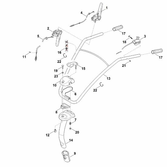 Imagen de A - Manillar HB 445.2 R