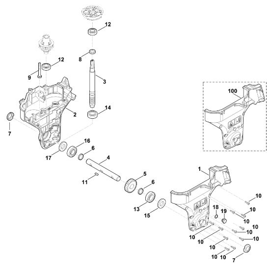 Imagen de E - Caja reductora HB 445.2 R
