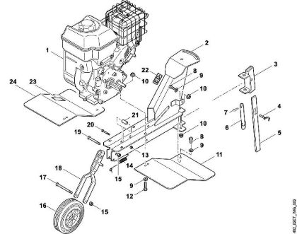 VH VH 500 B - Equipo base, motor de la marca Viking