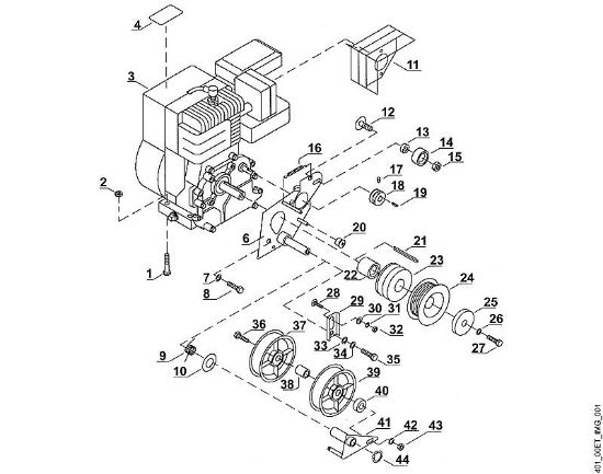 VH VH 550 A - Equipo base, motor de la marca Viking