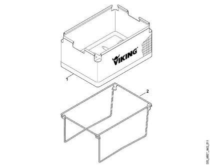 Accesorios AHB 070 A - Recogedor de material triturado de la marca Viking