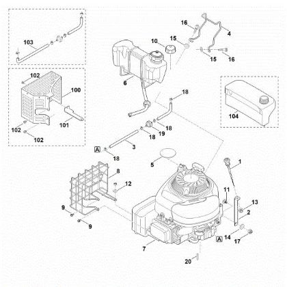 Imagen de C - Motor, depásito GB 460 C