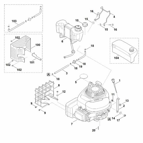 Imagen de C - Motor, depásito GB 460 C