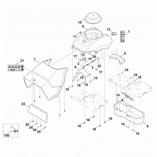 Imagen de B - Carcasa GB 460.1 C