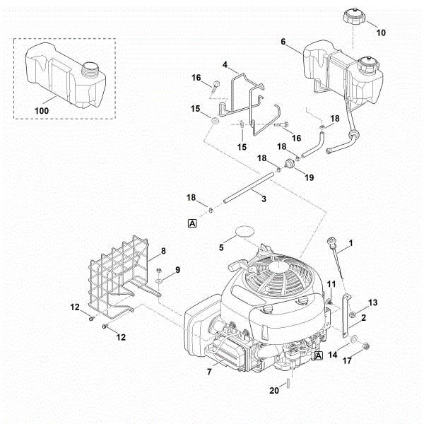 Imagen de C - Motor, depásito GB 460.1 C