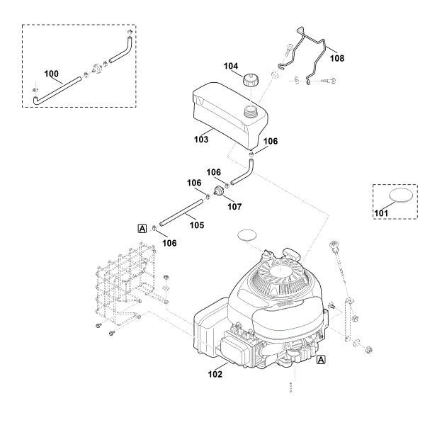 Imagen de C1 - Motor, depásito GB 460.1 C